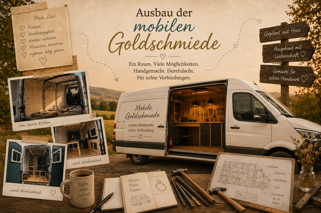 Vom leeren Lieferwagen zur mobilen Goldschmiede ✨