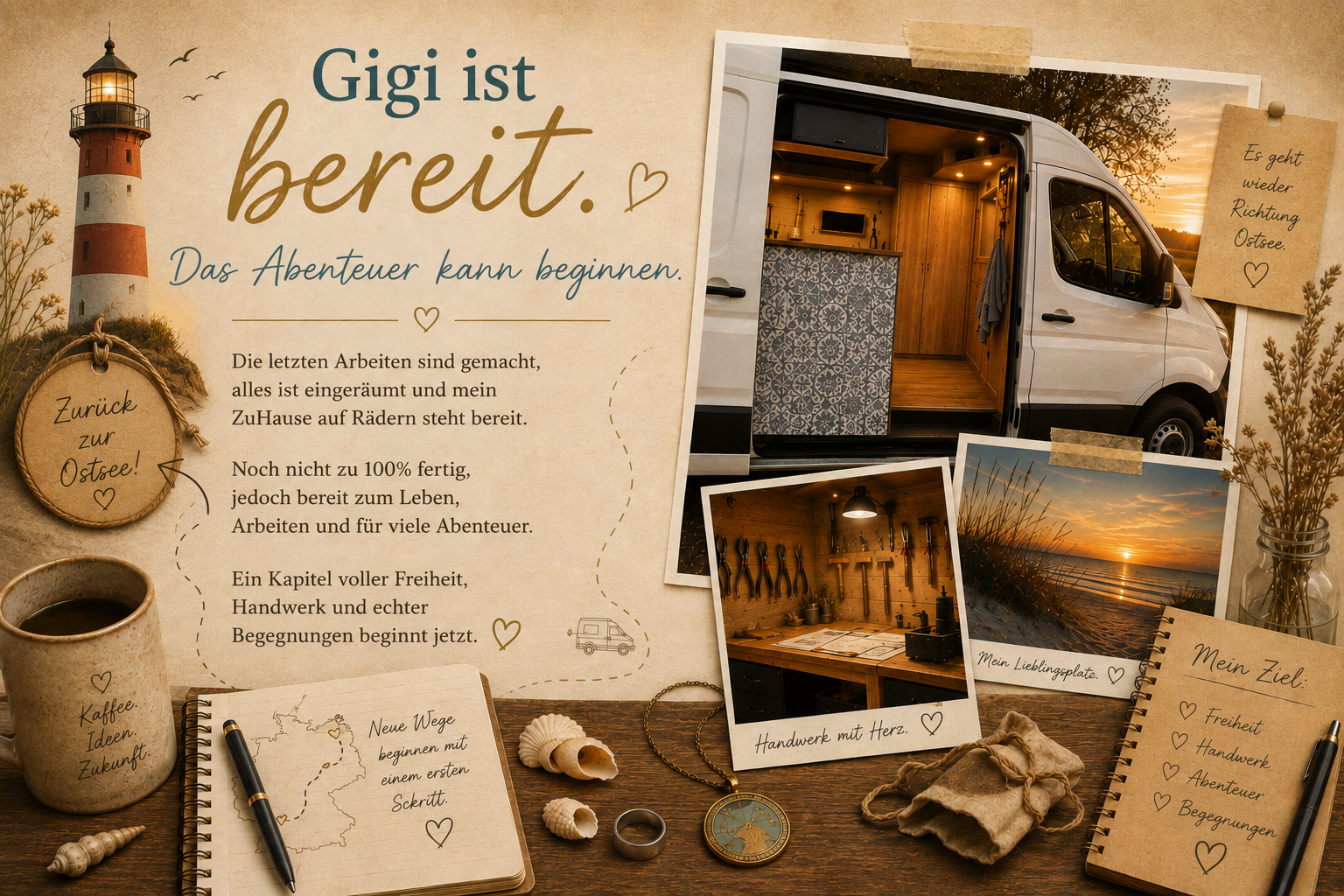 Es ist vollbracht - GiGi ist bereit. JETZT GEHT ES WIRKLICH LOS! ✨