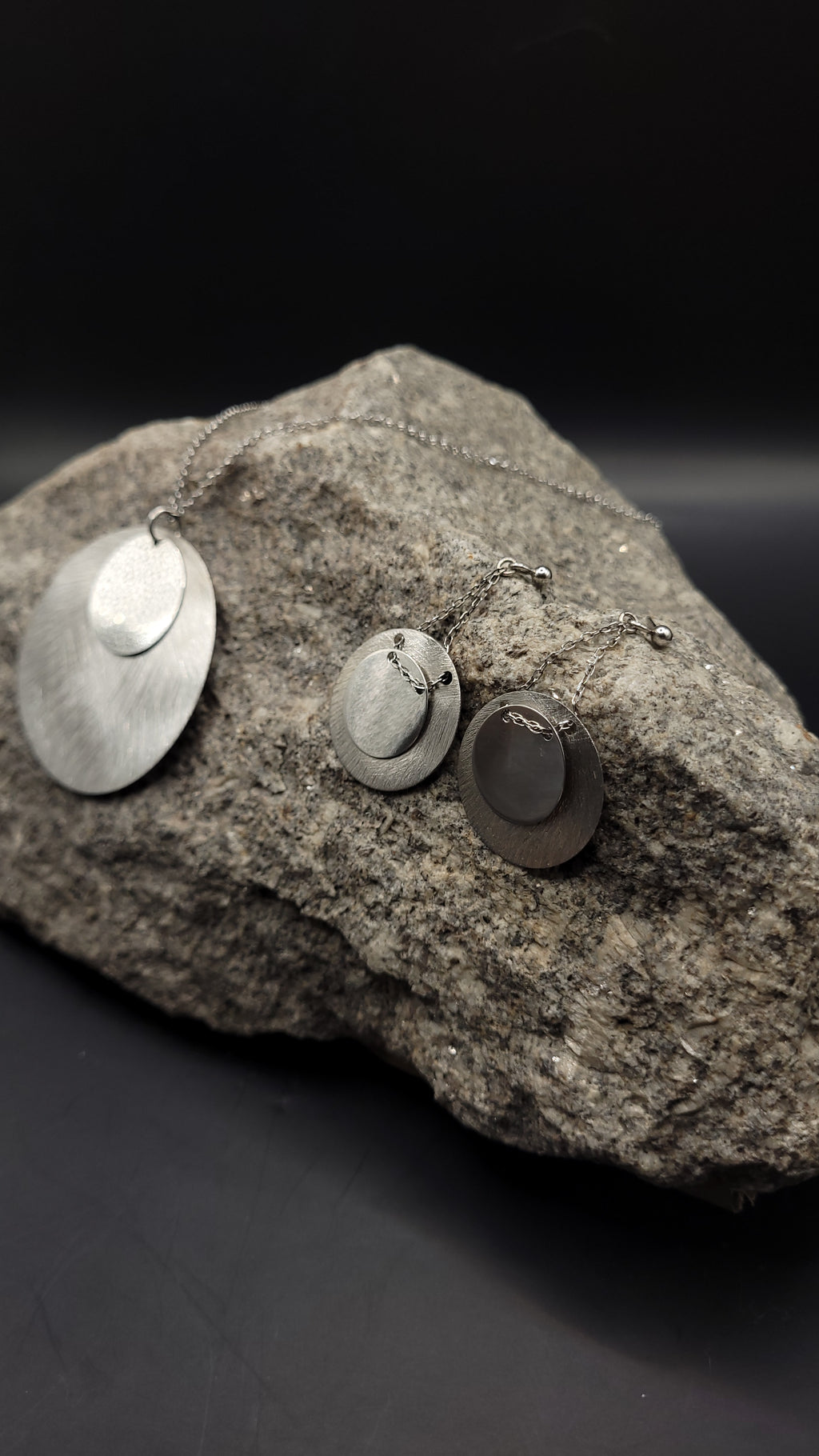 Schmuckset "zeitlose Eleganz"  · 925 Sterling Silber · Unikat