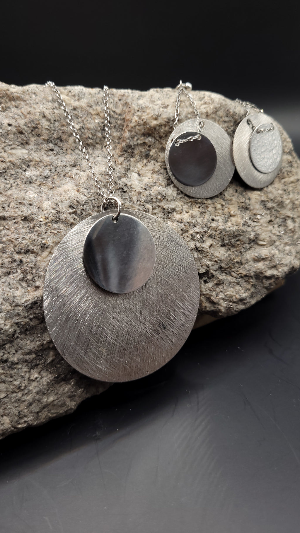 Schmuckset "zeitlose Eleganz"  · 925 Sterling Silber · Unikat