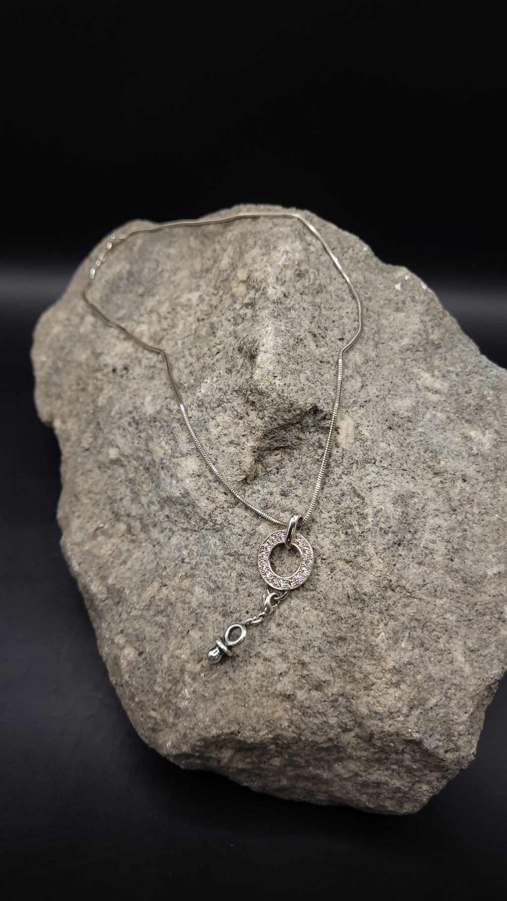 Anhänger "frischgebackene Mama" · 925 Sterling Silber · rosa Zirkonia