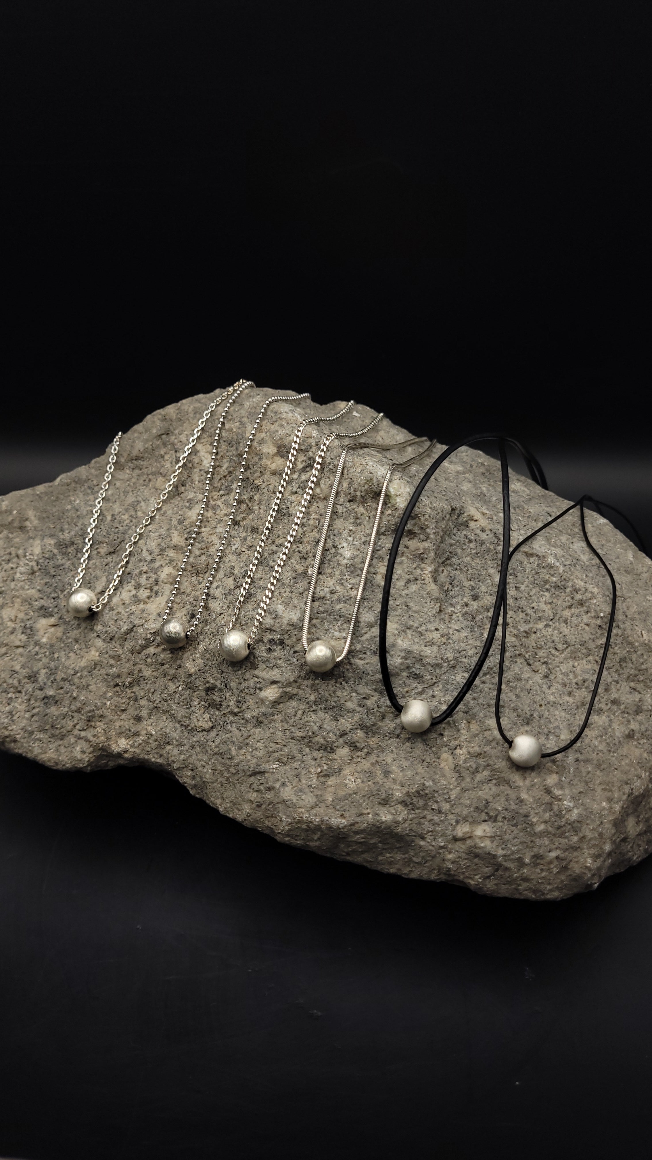 Kollektion "Silberplanet" · 925 Sterling Silber · Silberkugel · Klassik