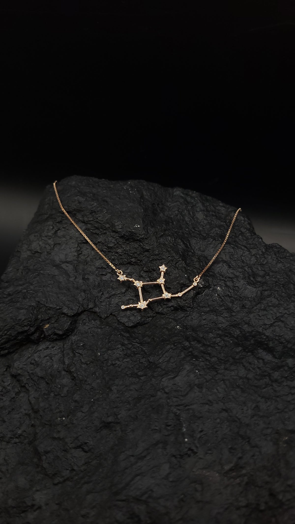 Kollektion "Sternbild" mit weißen Zirkonia | 925 Sterling Silber & 585er Gold