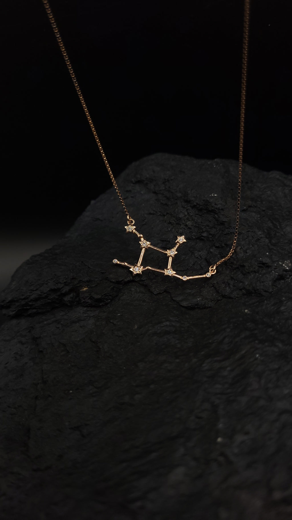 Kollektion "Sternbild" mit weißen Zirkonia | 925 Sterling Silber & 585er Gold