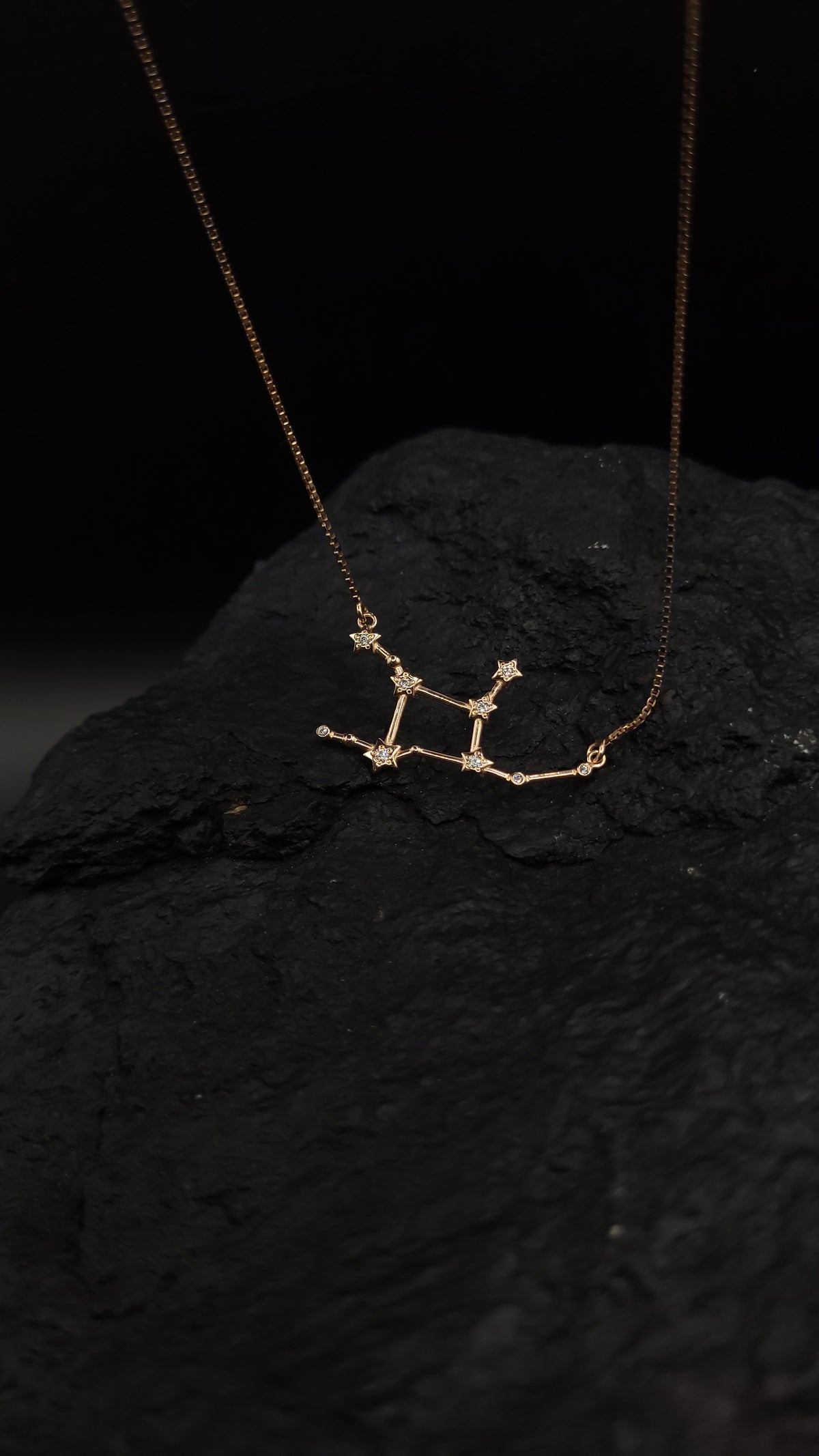 Kollektion "Sternbild" mit weißen Zirkonia | 925 Sterling Silber & 585er Gold
