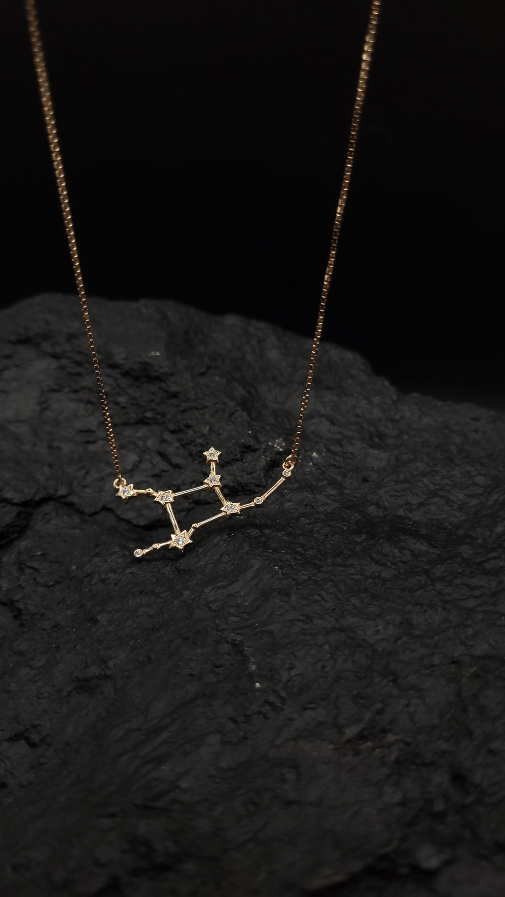Kollektion "Sternbild" mit weißen Zirkonia | 925 Sterling Silber & 585er Gold