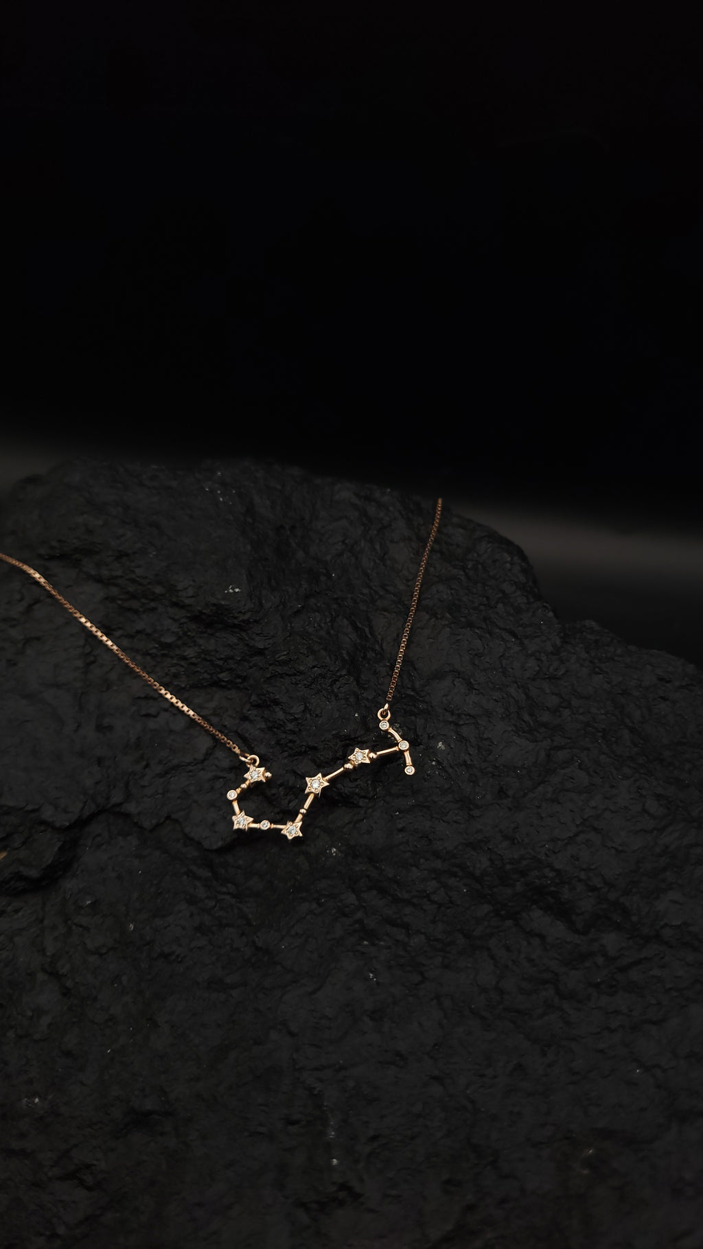 Kollektion "Sternbild" mit weißen Zirkonia | 925 Sterling Silber & 585er Gold