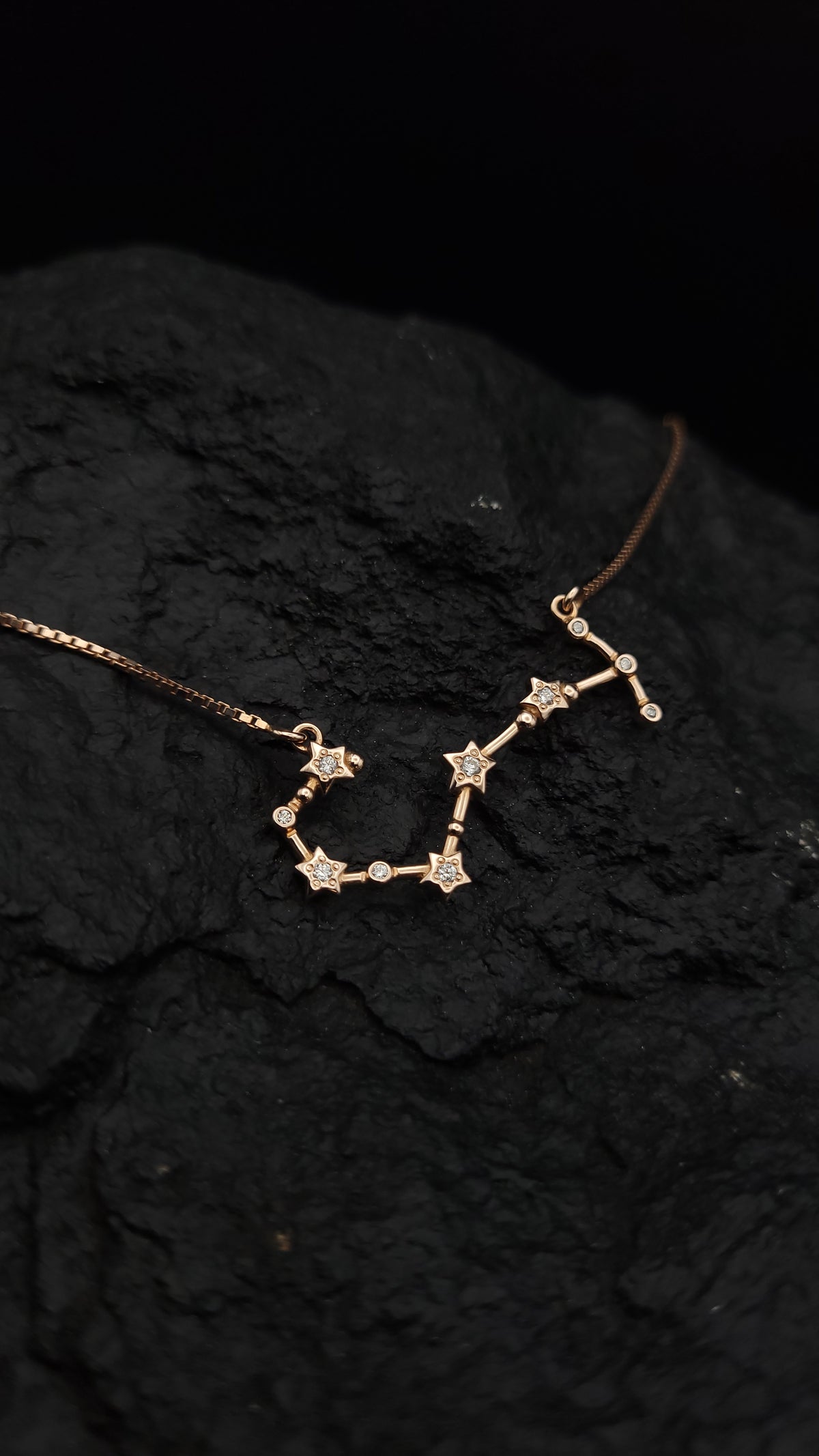 Kollektion "Sternbild" mit weißen Zirkonia | 925 Sterling Silber & 585er Gold