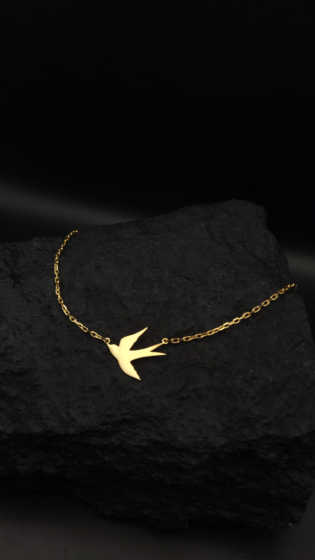 Collier "Schwalbenflug" · 925 Sterling Silber · personalisierbar · Krafttier