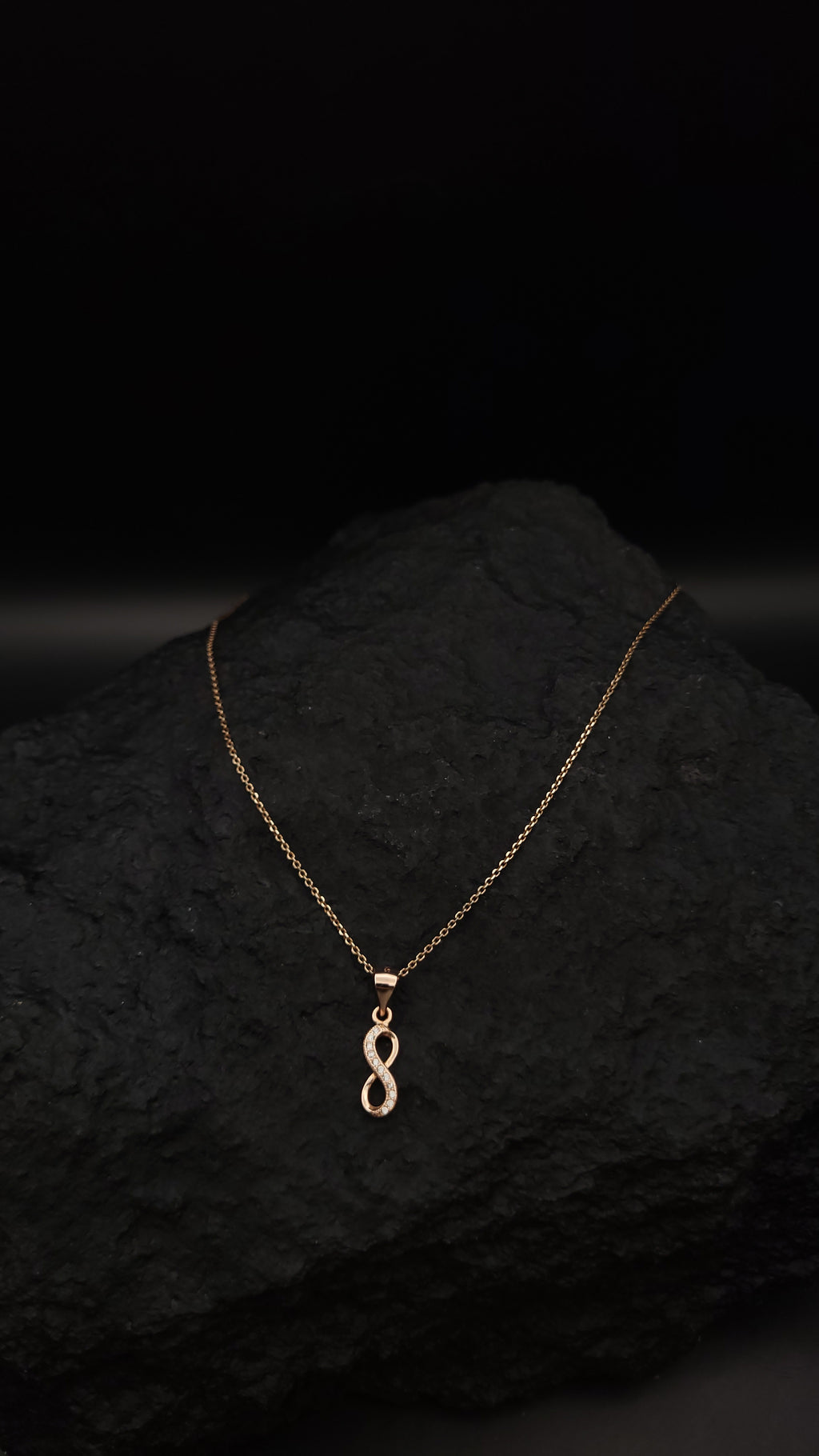 Halskette "Unendlichkeit" · 925 Sterling Silber · Symbolik · Infinity