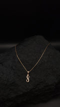 Halskette "Unendlichkeit" · 925 Sterling Silber · Symbolik · Infinity