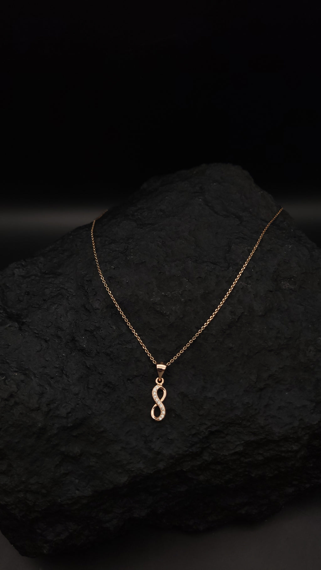 Halskette "Unendlichkeit" · 925 Sterling Silber · Symbolik · Infinity