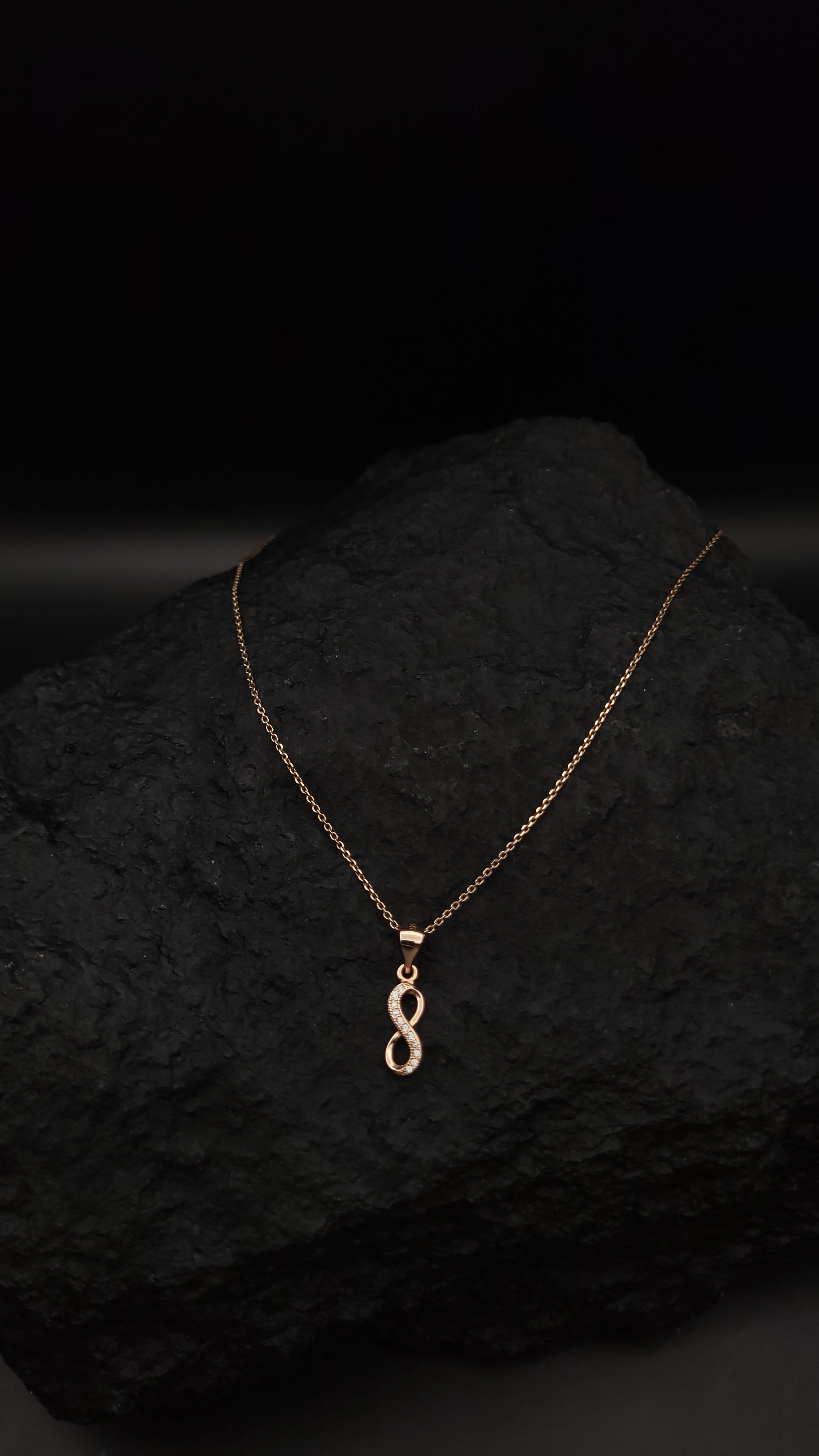 Halskette "Unendlichkeit" · 925 Sterling Silber · Symbolik · Infinity