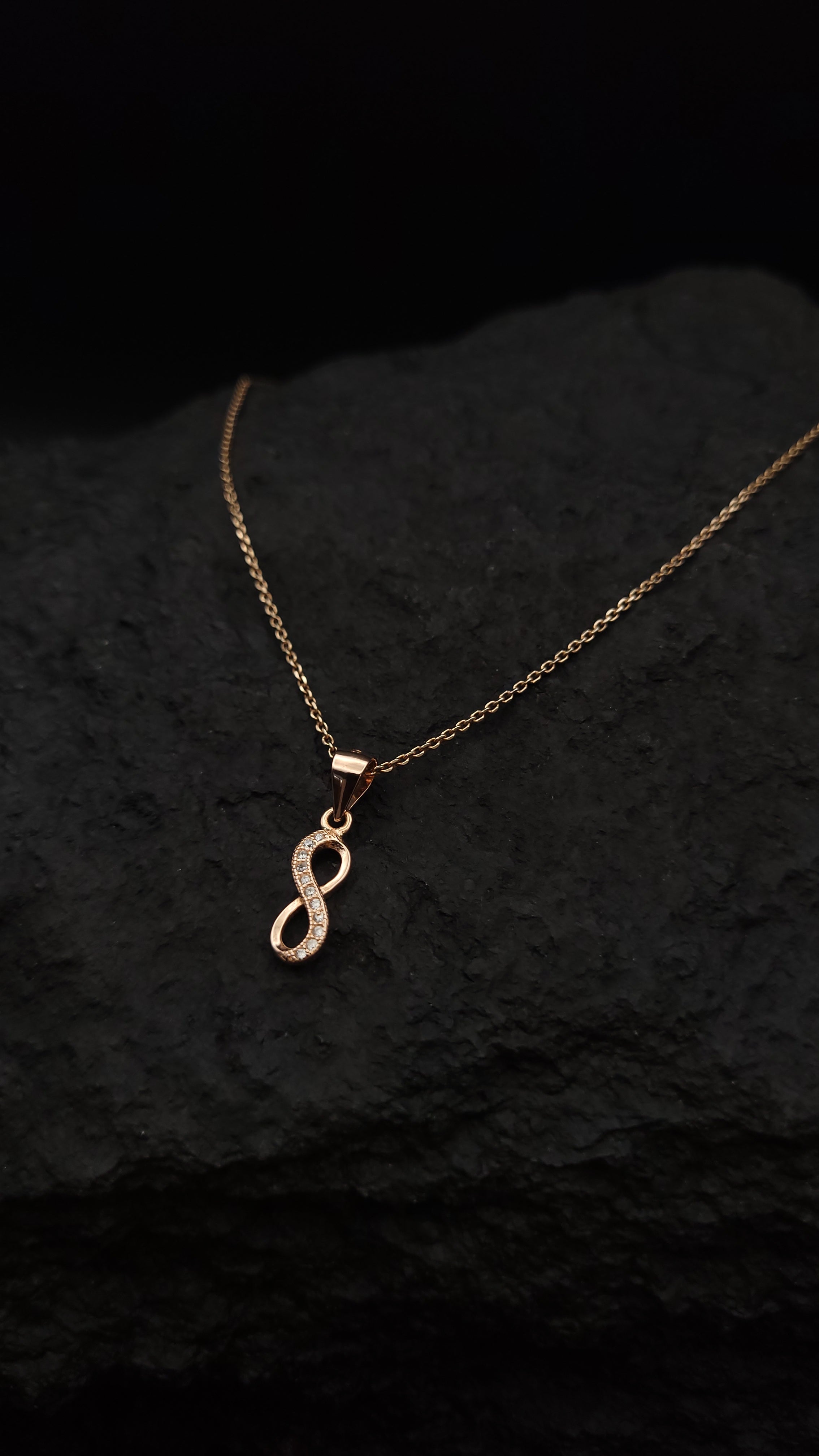 Halskette "Unendlichkeit" · 925 Sterling Silber · Symbolik · Infinity