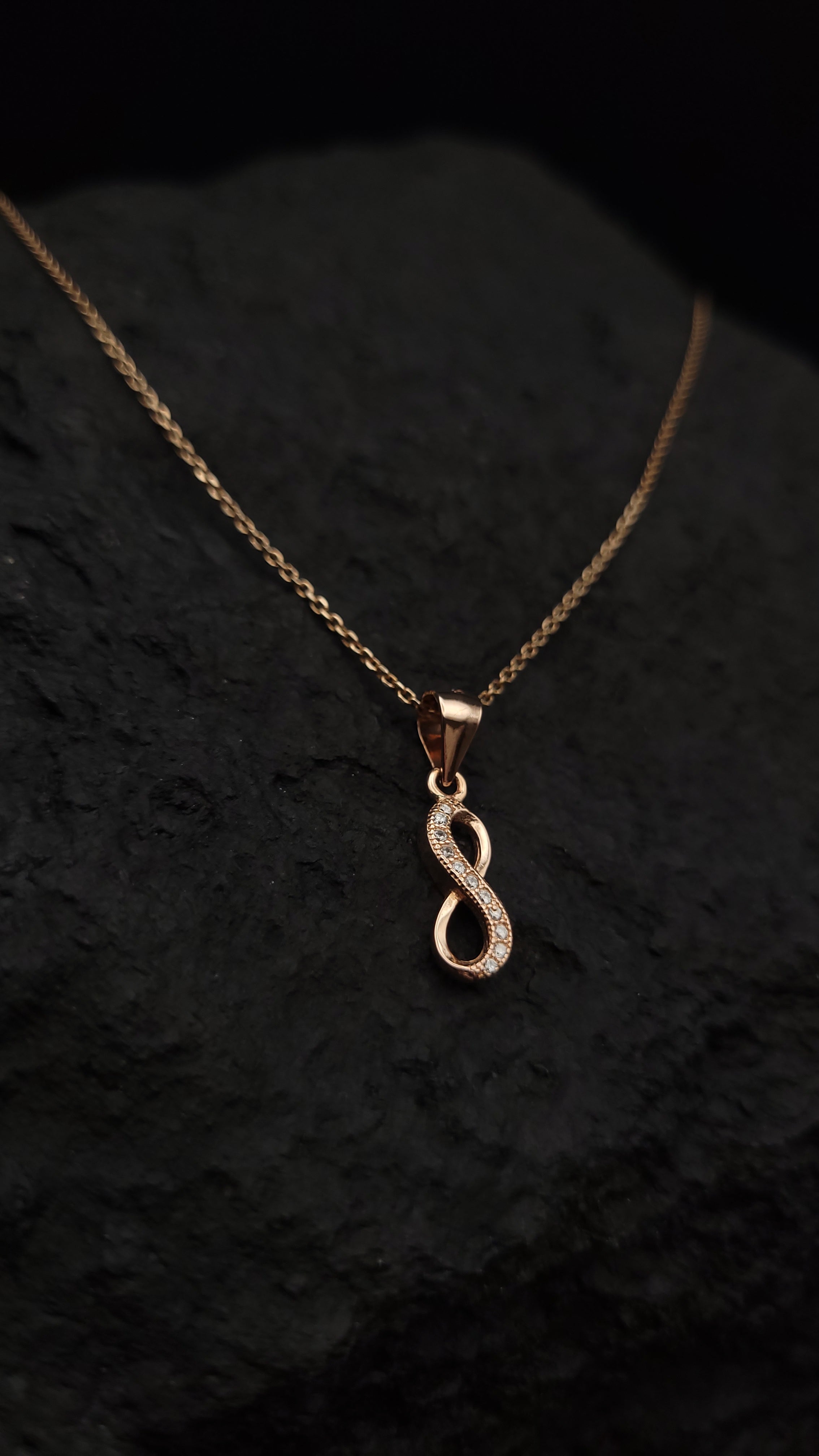 Halskette "Unendlichkeit" · 925 Sterling Silber · Symbolik · Infinity