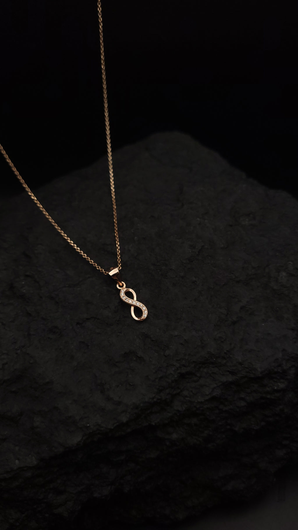 Halskette "Unendlichkeit" · 925 Sterling Silber · Symbolik · Infinity