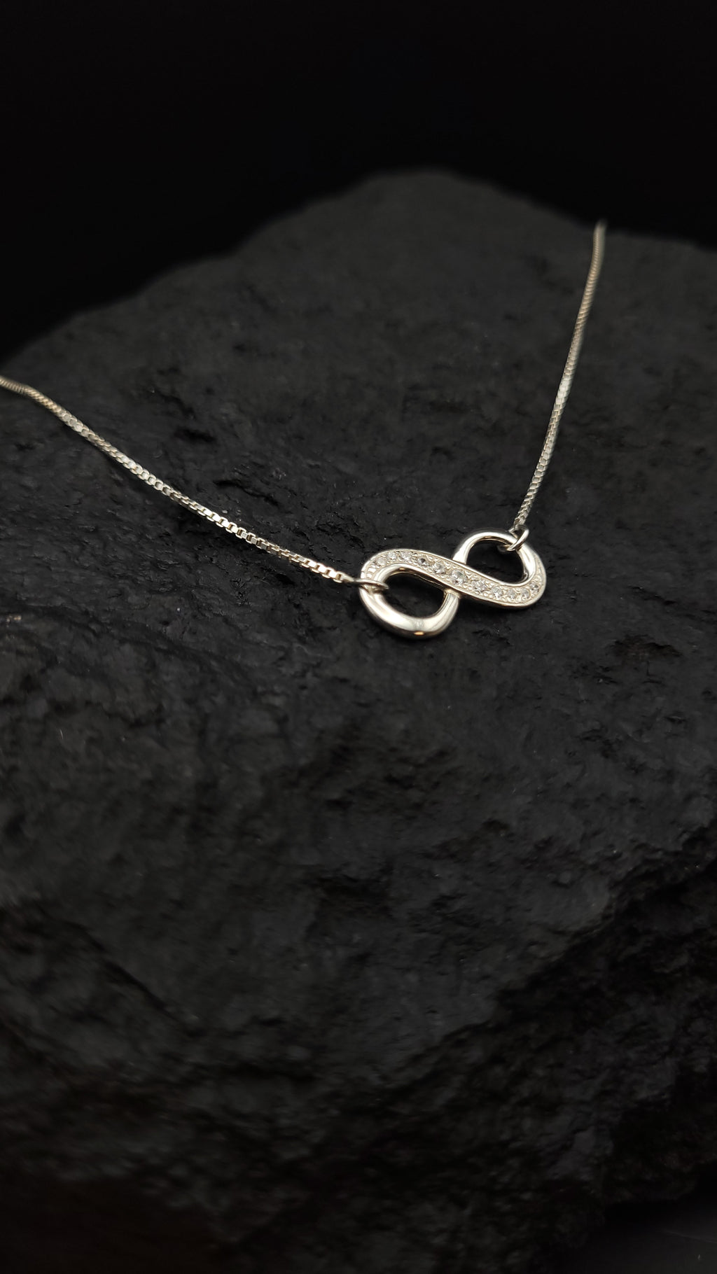 Collier "Unendlichkeit" · 925 Sterling Silber · Symbolik · Infinity