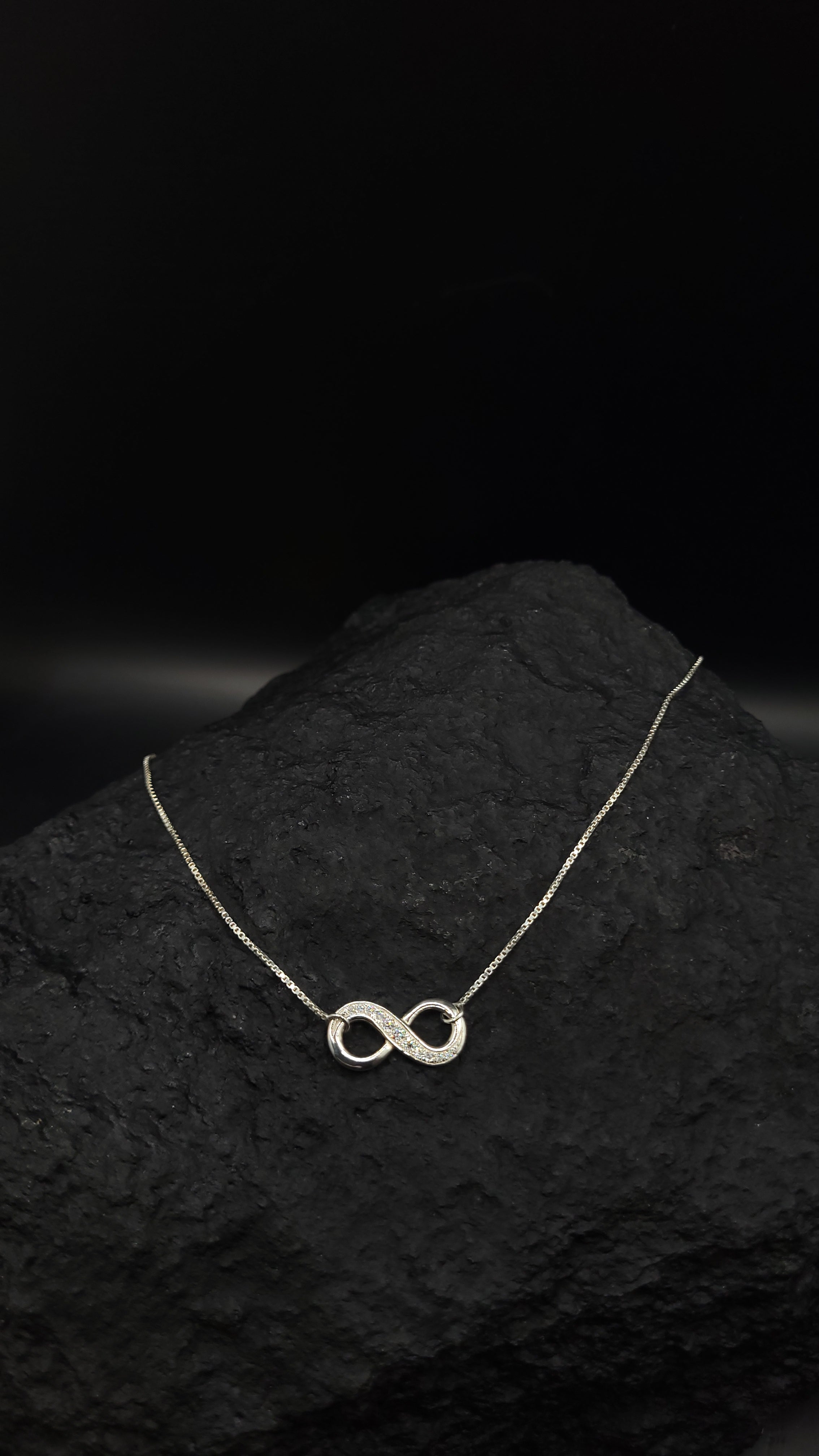 Collier "Unendlichkeit" · 925 Sterling Silber · Symbolik · Infinity