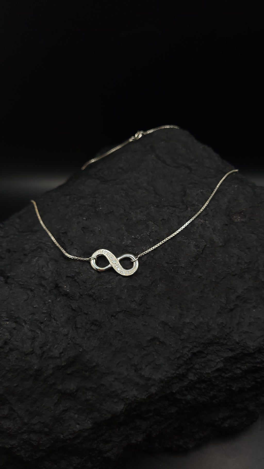Collier "Unendlichkeit" · 925 Sterling Silber · Symbolik · Infinity