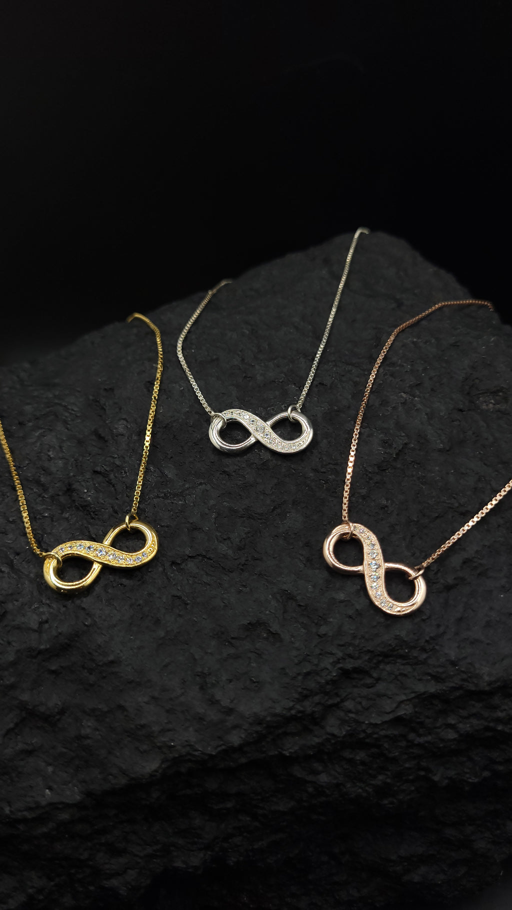 Collier "Unendlichkeit" · 925 Sterling Silber · Symbolik · Infinity