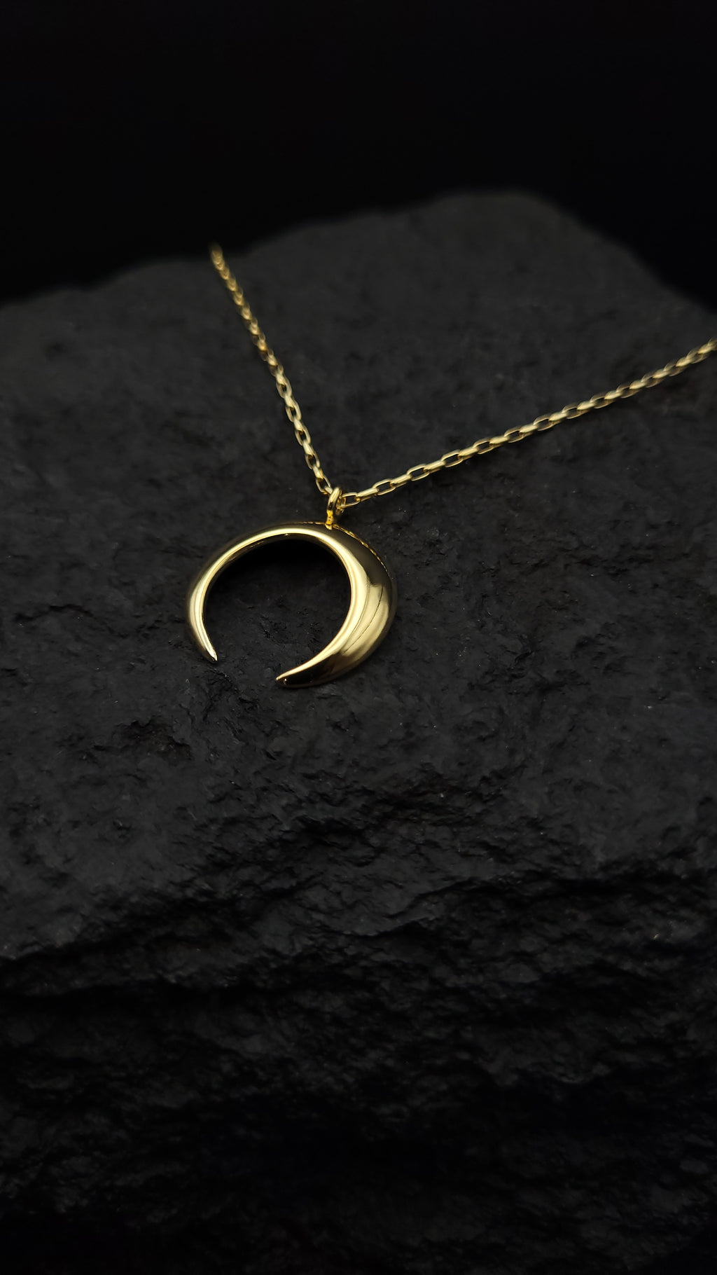 Collier "Luna" · 925 Sterling Silber · Sichelmond · Symbolik