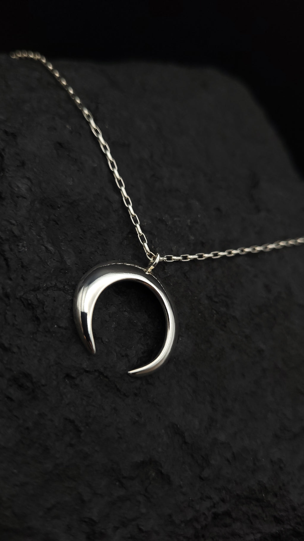 Collier "Luna" · 925 Sterling Silber · Sichelmond · Symbolik
