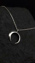 Collier "Luna" · 925 Sterling Silber · Sichelmond · Symbolik