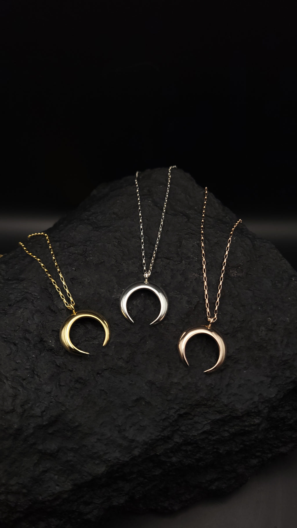 Collier "Luna" · 925 Sterling Silber · Sichelmond · Symbolik