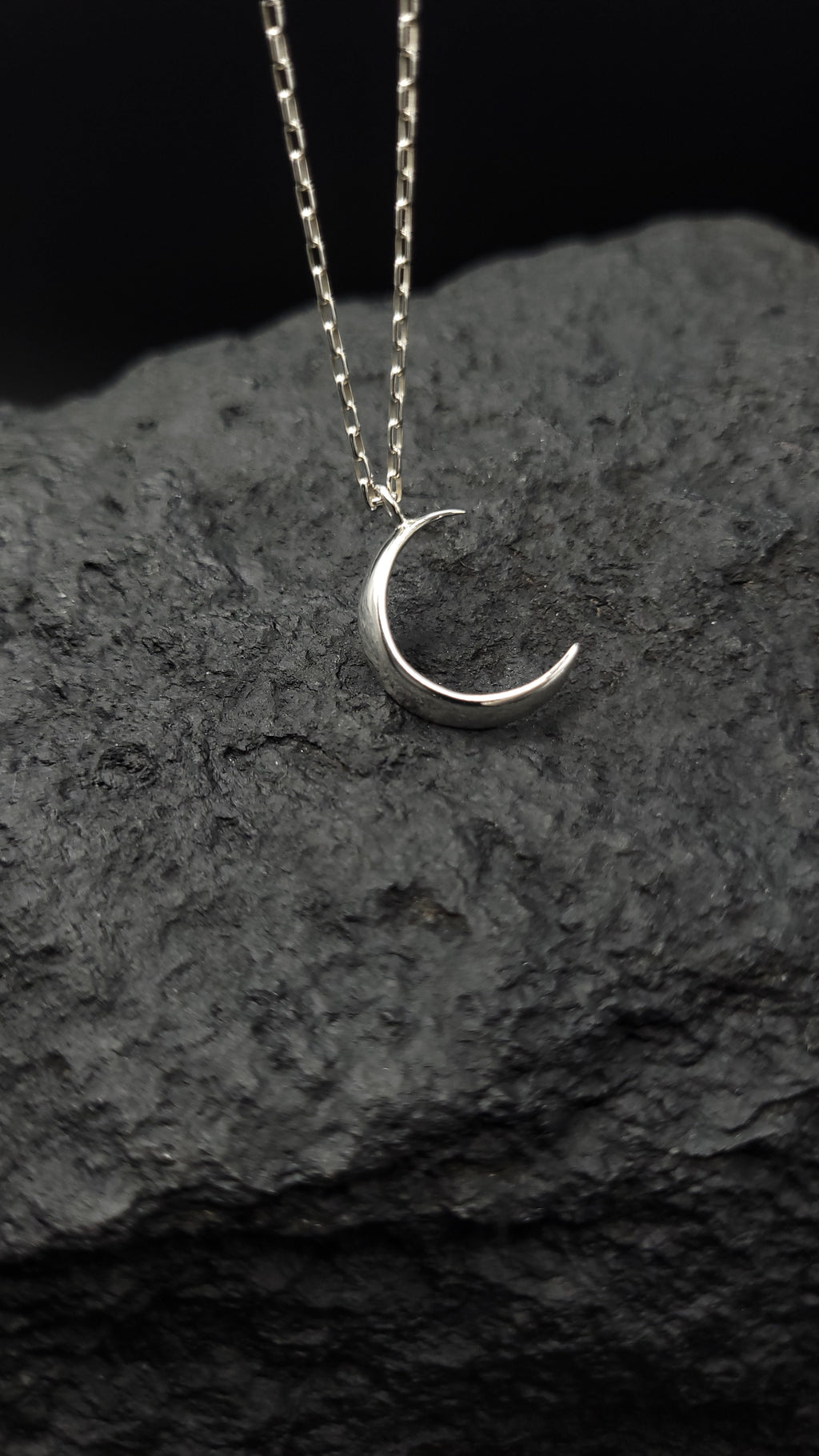 Collier "Luna" · 925 Sterling Silber · Sichelmond · Symbolik