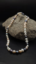 Perlenkette "Mondschimmer" · 925 Sterling Silber · Süßwasser Zuchtperlen