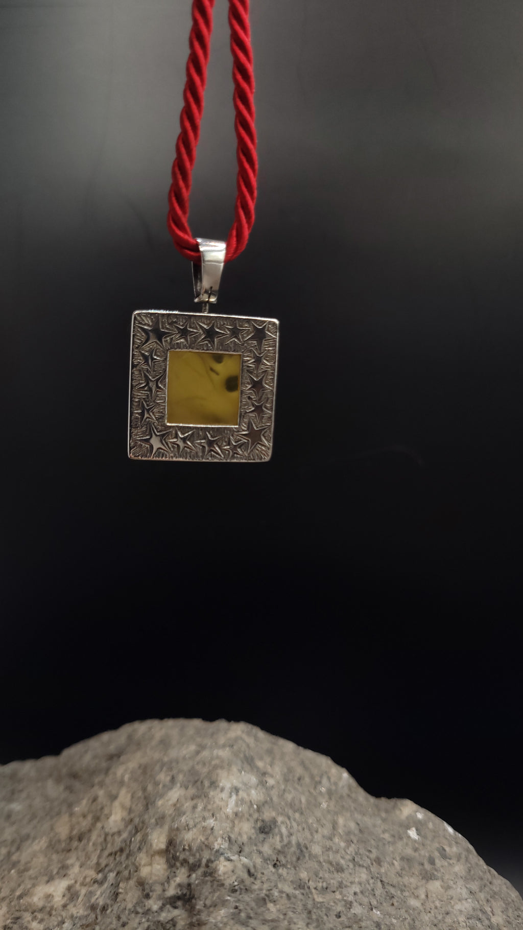 Halskette "Amber Sky" · 925 Sterling Silber · Naturbernstein · Einzelstück
