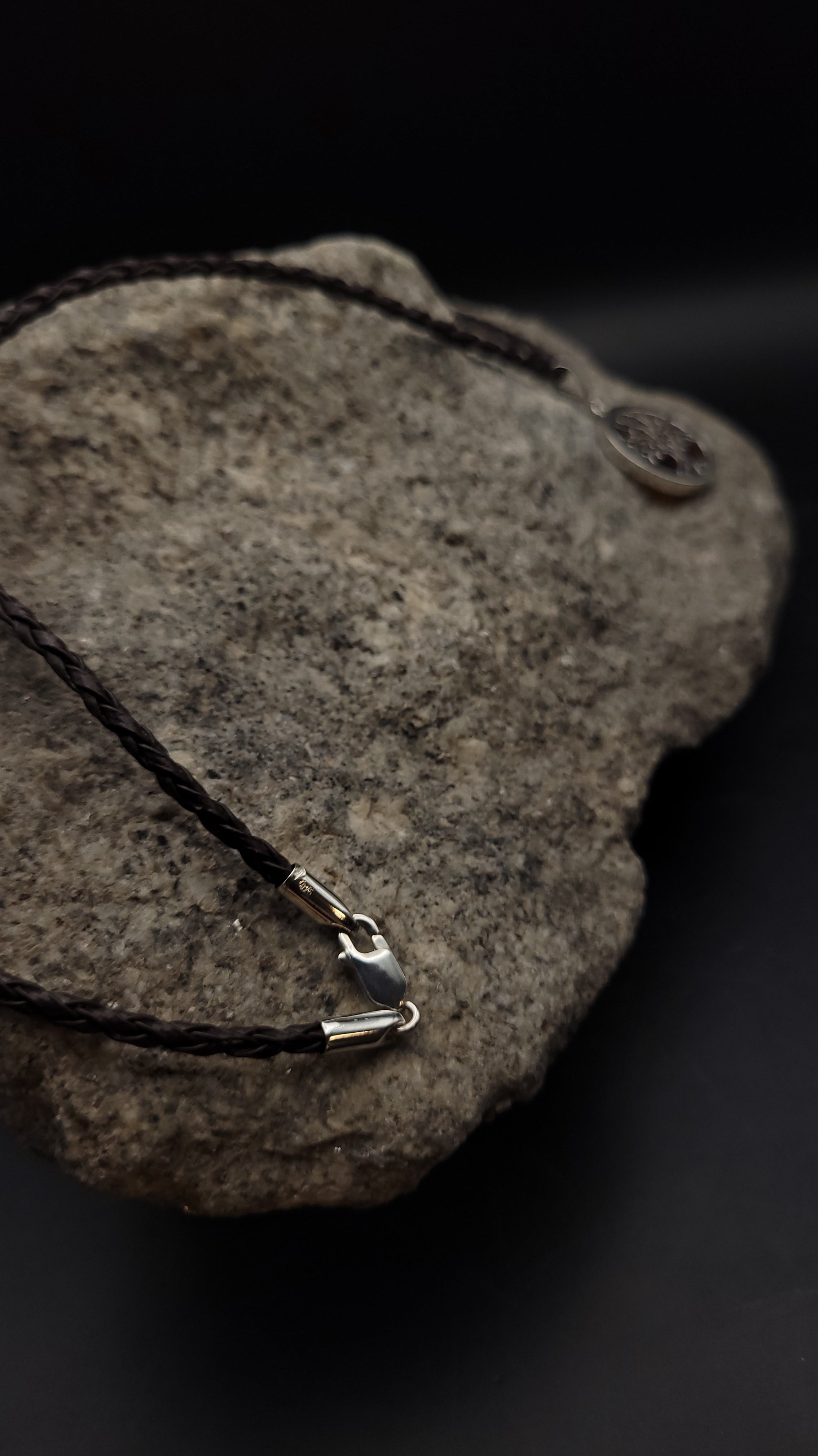 Collier "Amber Tree" · 925 Sterling Silber · Naturbernstein · 55 cm · Einzelstück