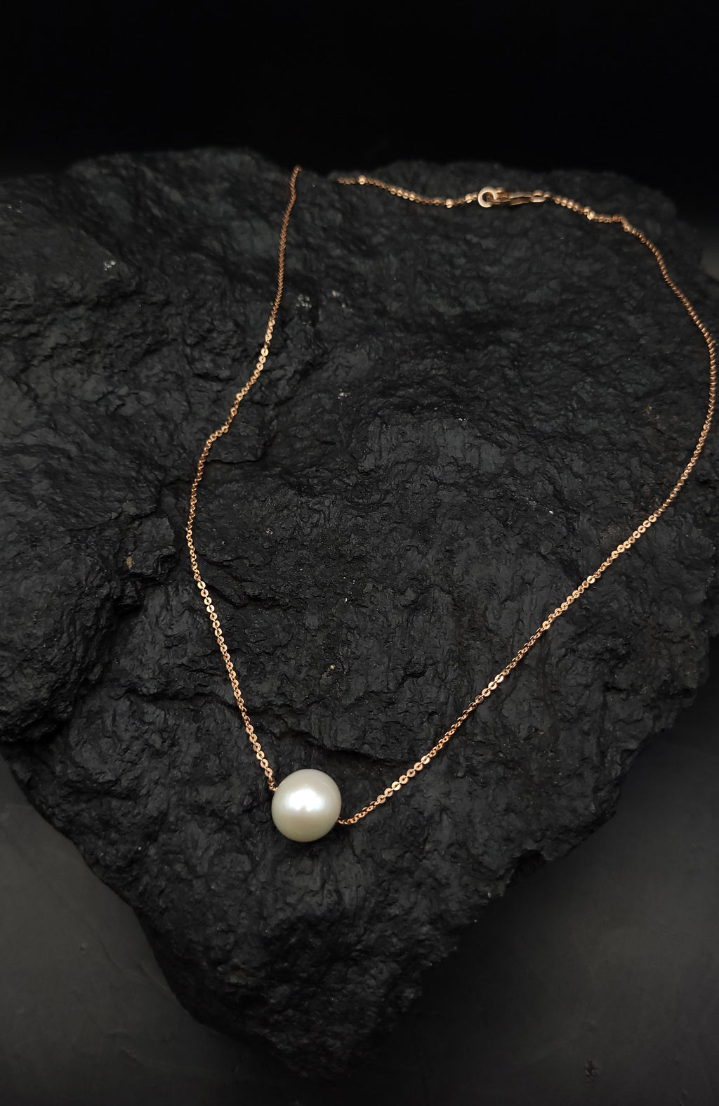 Collier 925er Sterling Silber - Süßwasser Zuchtperle - UNIKAT
