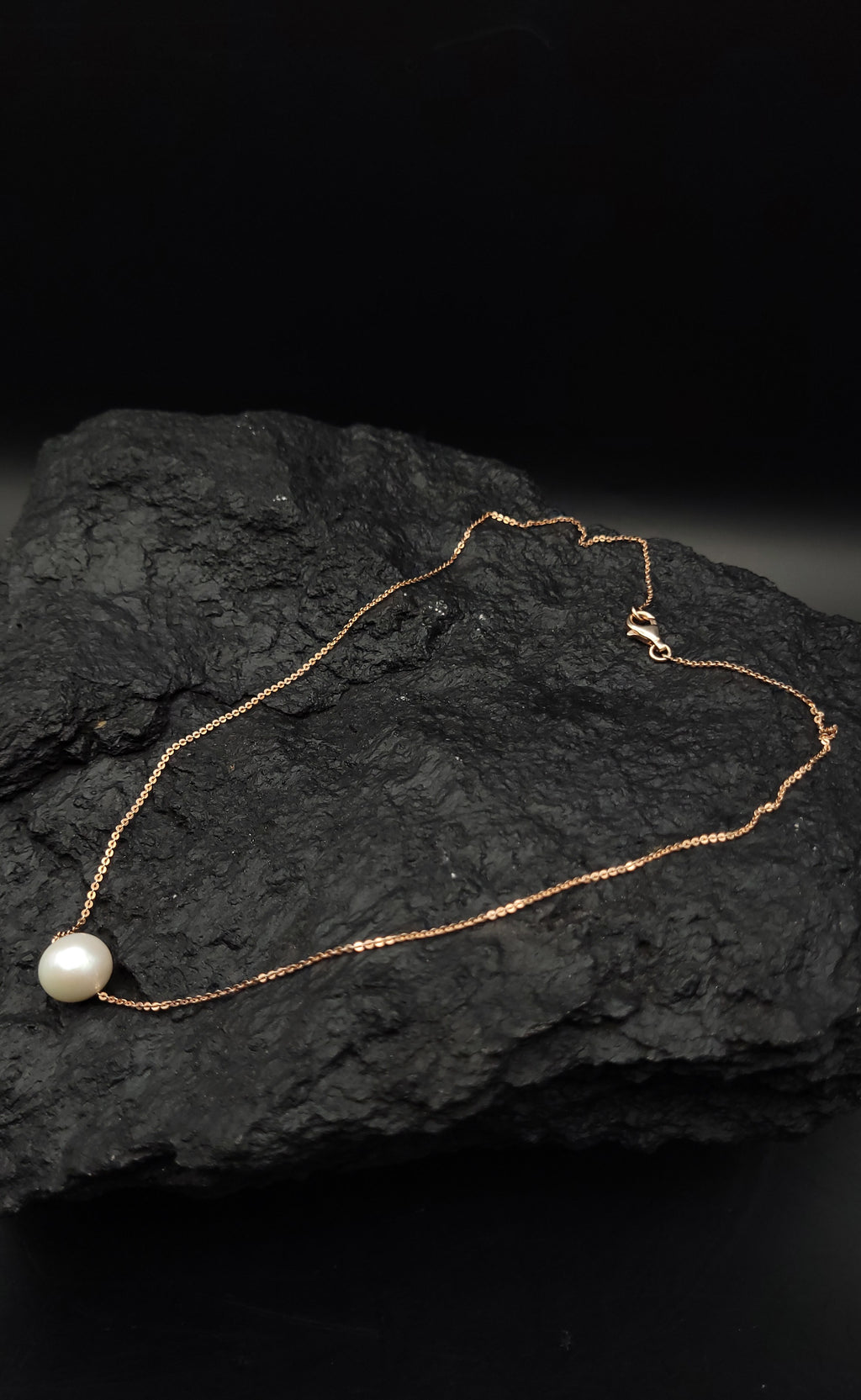 Collier 925er Sterling Silber - Süßwasser Zuchtperle - UNIKAT