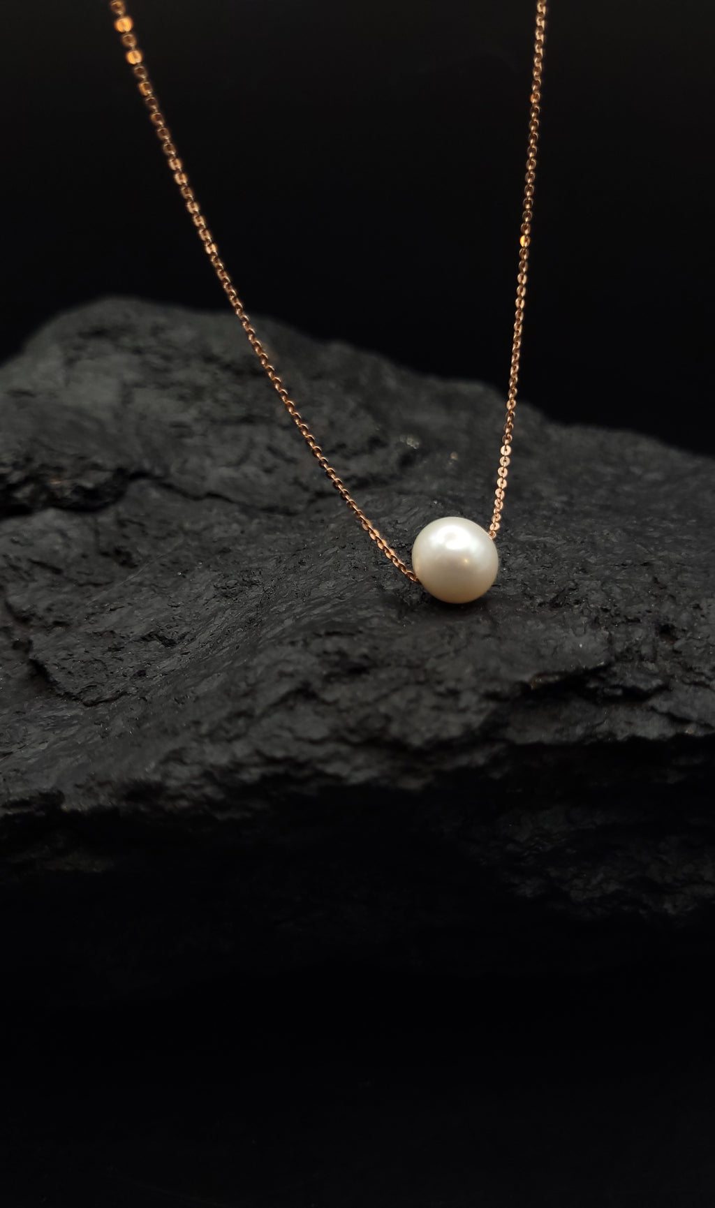 Collier 925er Sterling Silber - Süßwasser Zuchtperle - UNIKAT