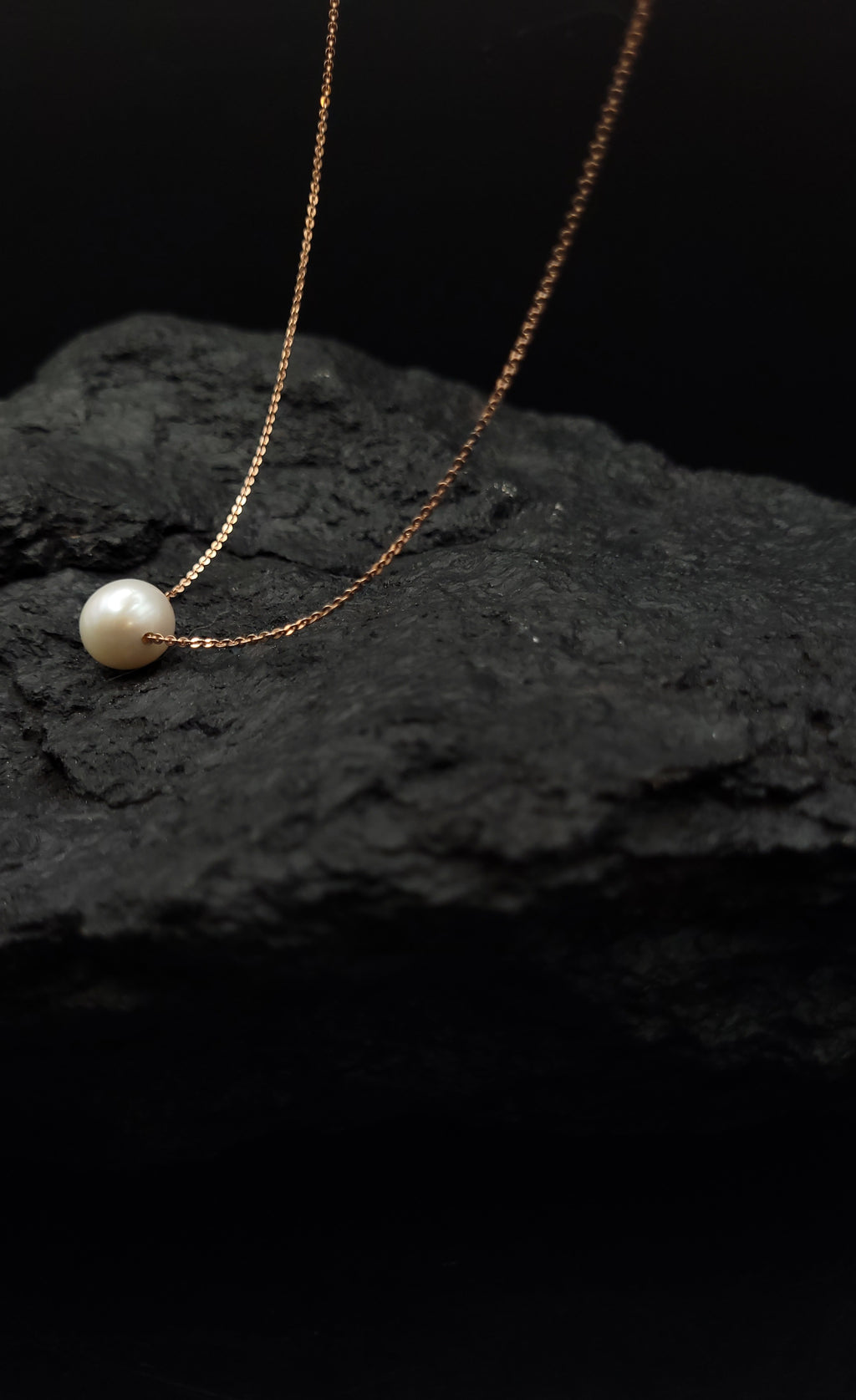 Collier 925er Sterling Silber - Süßwasser Zuchtperle - UNIKAT
