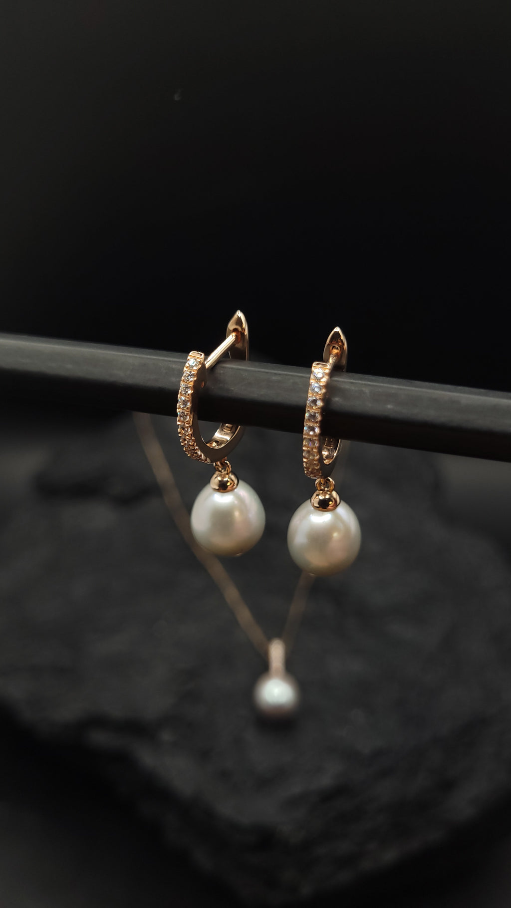 Schmuck-Set "Pearls Power" · 925 Sterling Silber · rosévergoldet · Unikat