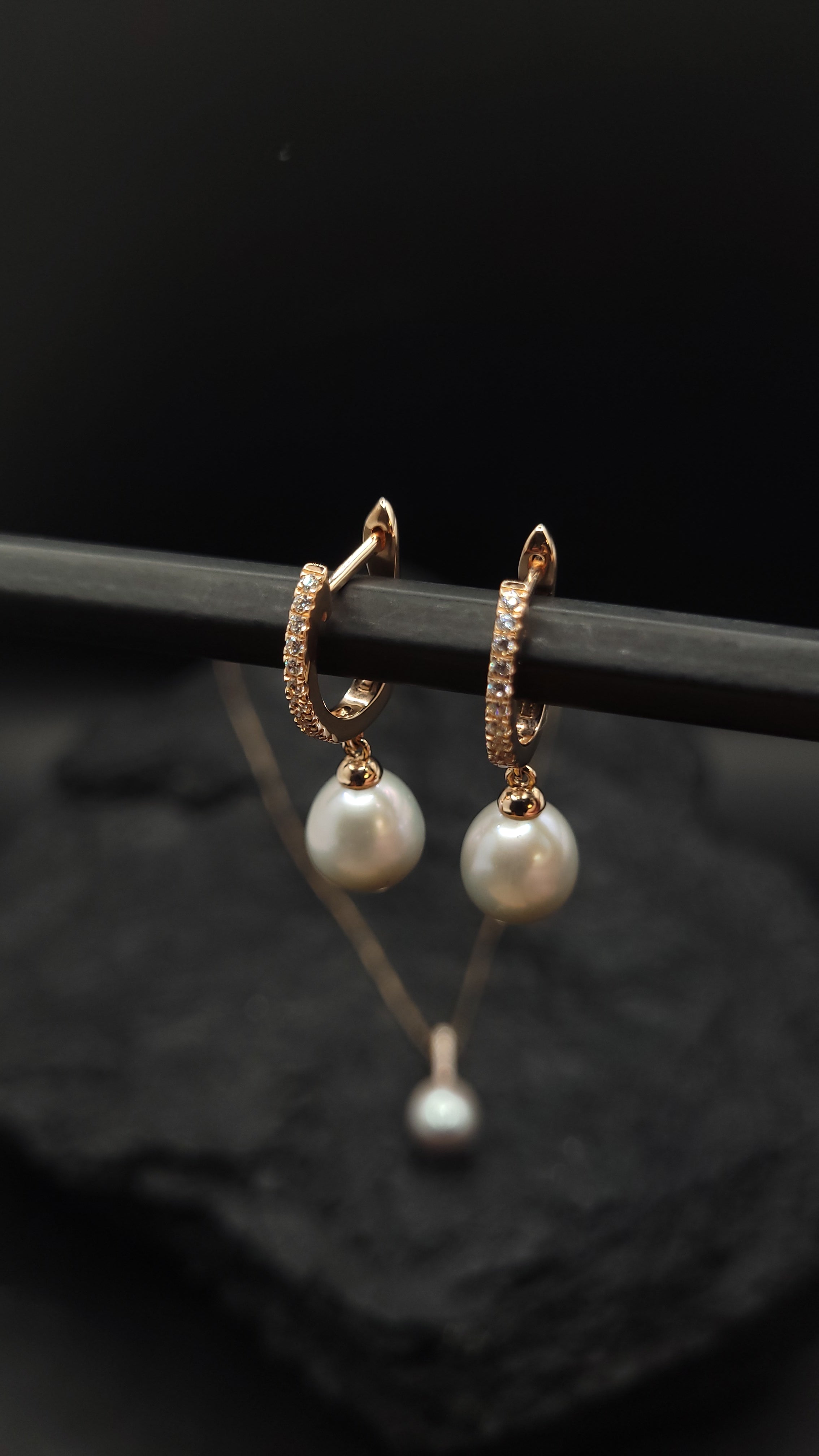 Schmuck-Set "Pearls Power" · 925 Sterling Silber · rosévergoldet · Unikat