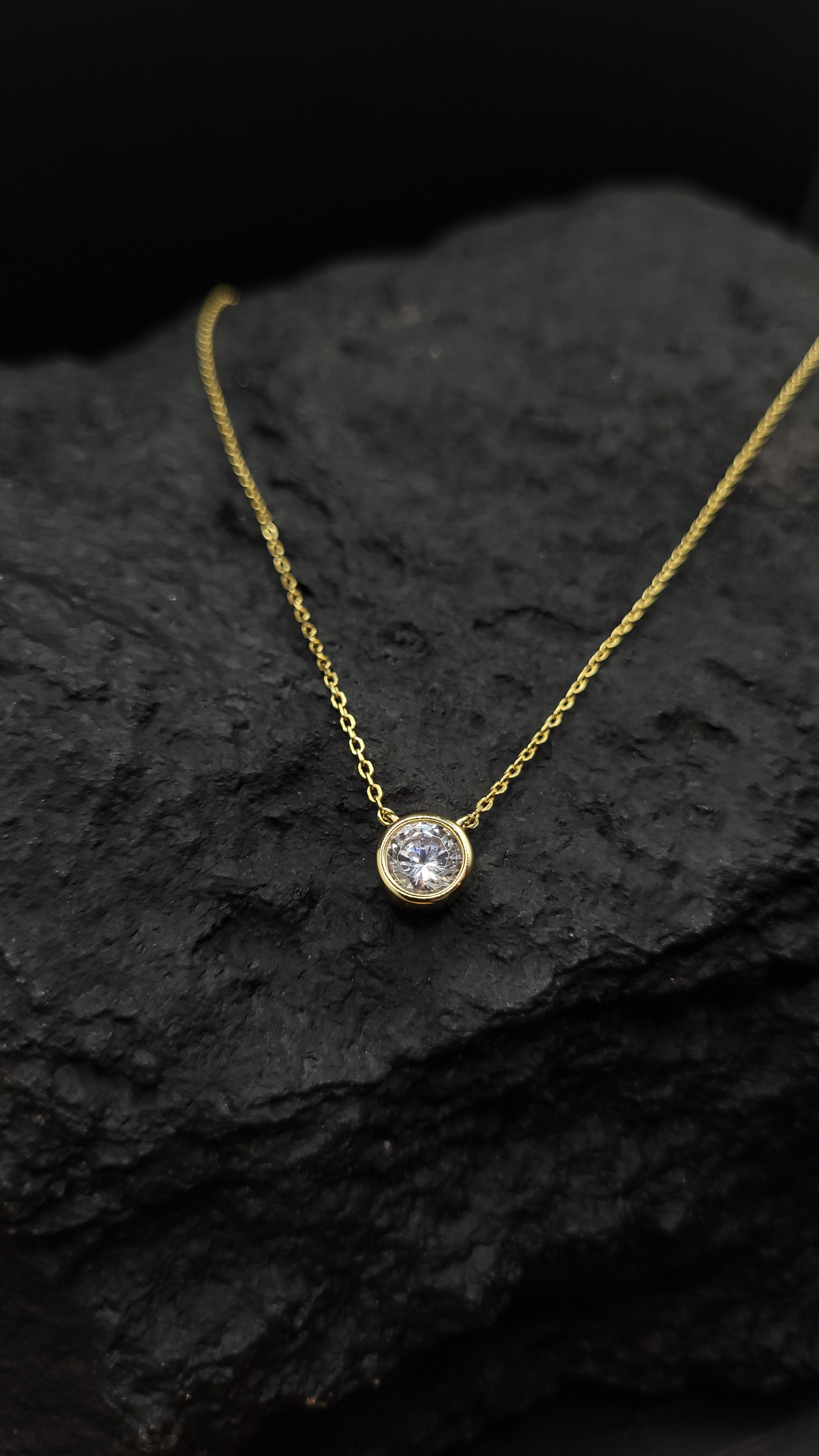 Kollektion "Zeitlose Eleganz" - 925 Sterling Silber - Vergoldung - weißer Zirkonia