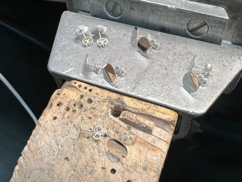 Lieblingsmoment · 925 Sterling Silber Ohrstecker · Gravur möglich · Unisex