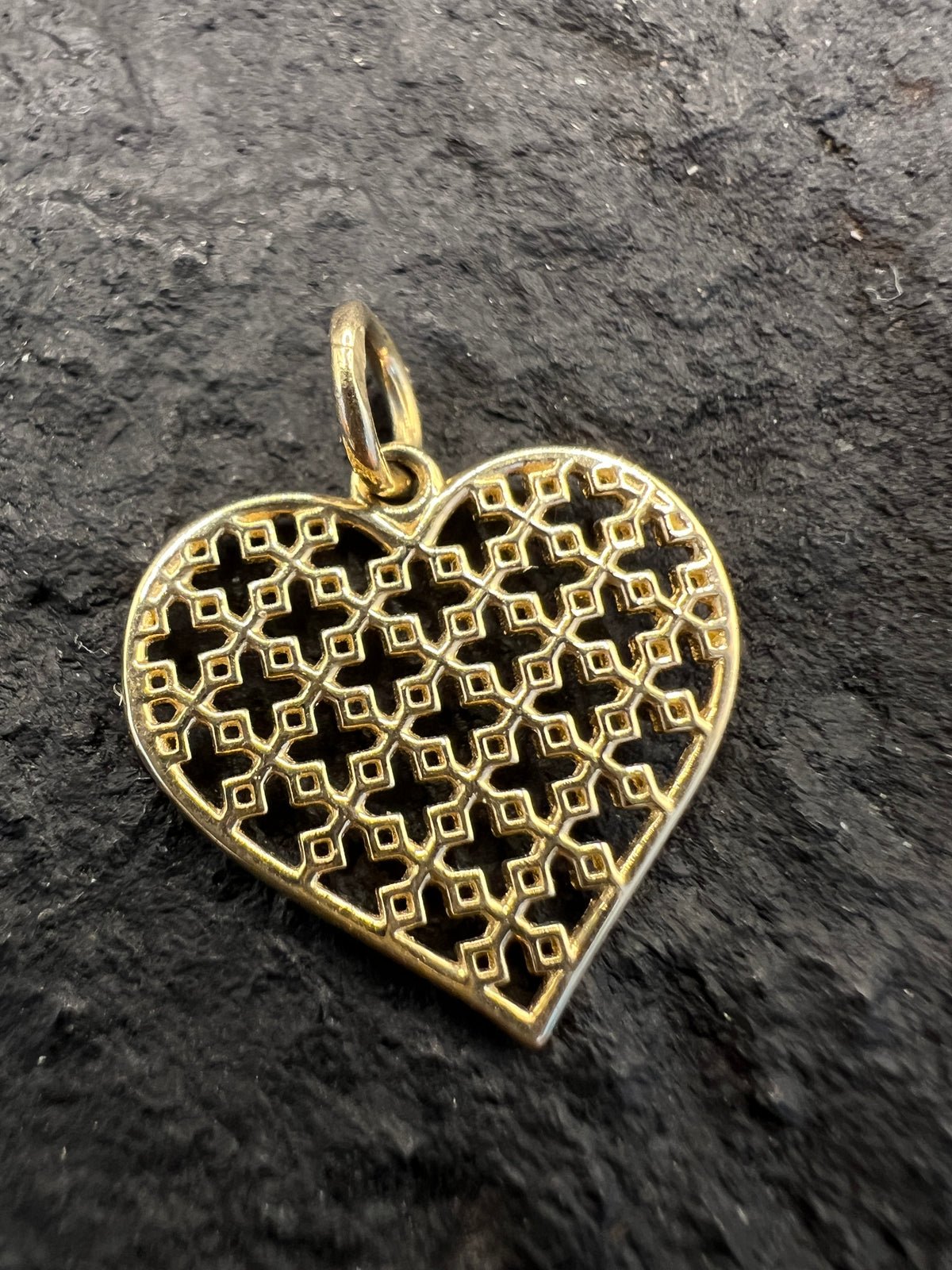 Herz der Verbundenheit · 585 Gold Anhänger · Gelbgold · Herz
