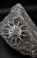 Anhänger "Sonnenfeuer" · 925 Sterling Silber · Zirkonia