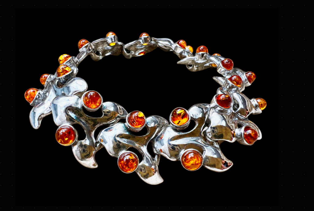 Silberne Naturkraft · 925 Sterling Silber Armband · Unisex · Unikat