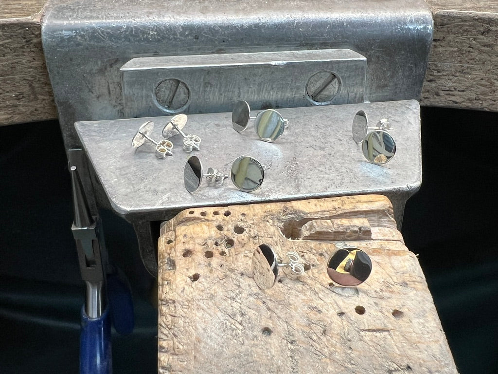 Lieblingsmoment · 925 Sterling Silber Ohrstecker · Gravur möglich · Unisex