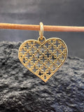 Herz der Verbundenheit · 585 Gold Anhänger · Gelbgold · Herz