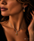 Schmuck-Set "Amber Power" · 925 Sterling Silber · Unikat