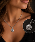 925 Sterling Silber Doppeltanhänger Schutzengel | Gravur | unisex