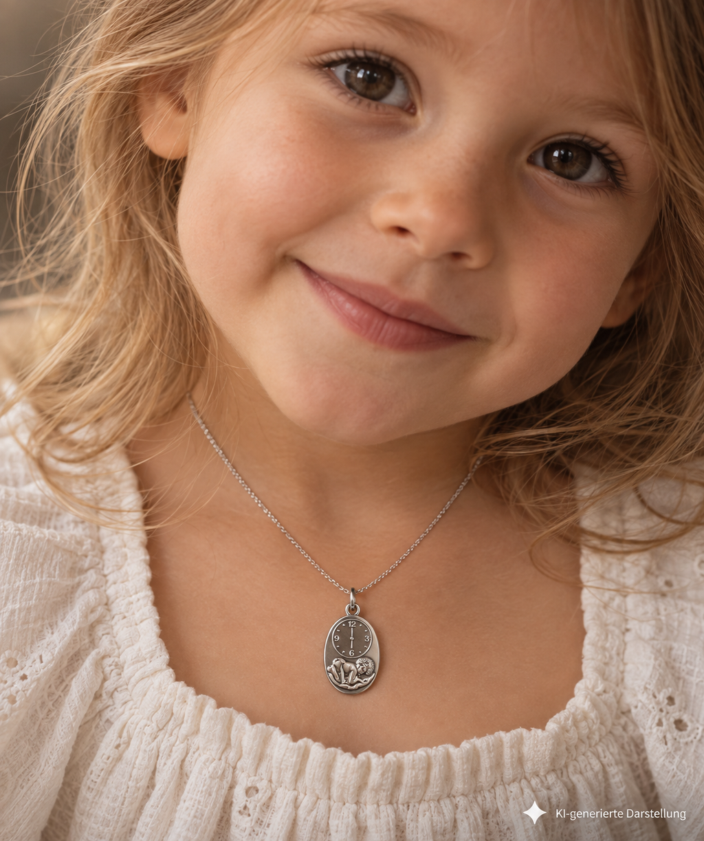 925 Sterling Silber Doppeltanhänger Geburtsmoment | Gravur | unisex