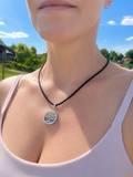 Collier "Amber Tree" · 925 Sterling Silber · Naturbernstein · 55 cm · Einzelstück