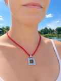 Halskette "Amber Sky" · 925 Sterling Silber · Naturbernstein · Einzelstück